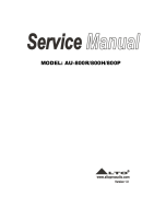 Alto AU-800-H - Service Manual 